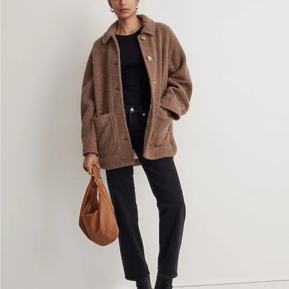 Madewell Teddy Shirt Jacket